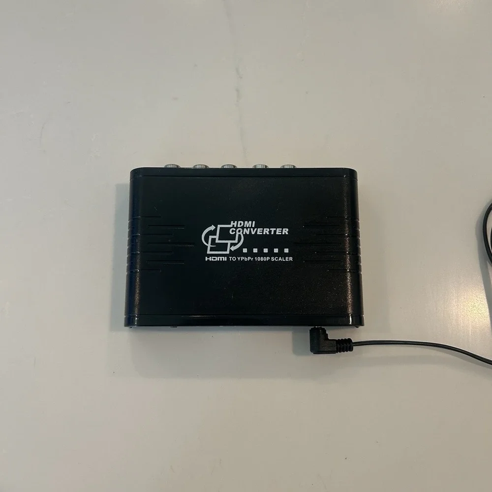 HDMI CONVERTER HDMI TO YPbPr 1080P SCALER - POWER CORD INCLUDED